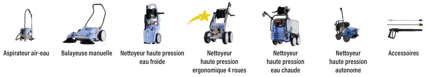 Nettoyeurs industriels haute pression